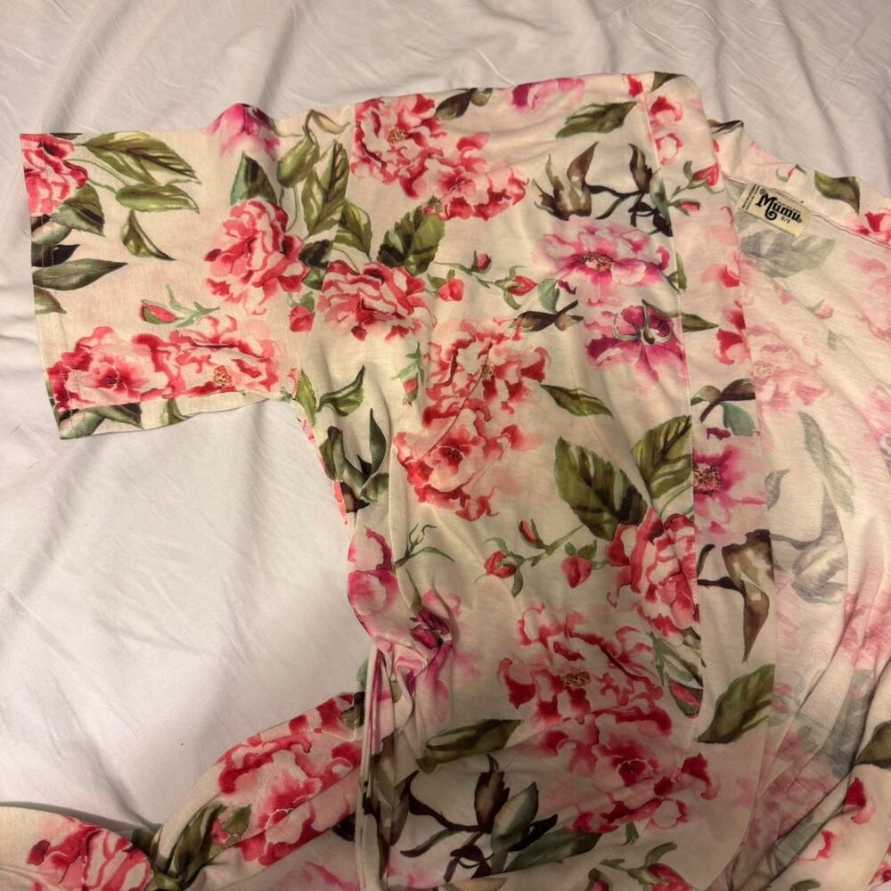 Show Me Your Mumu Womens Multi Robe kimono OS Floral Wedding Night - Picture 5 of 6